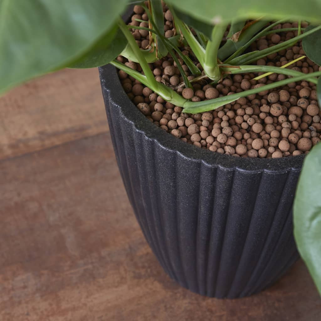Capi Flowerpot Urban Tube Taps 40x40 cm Black Kblt801