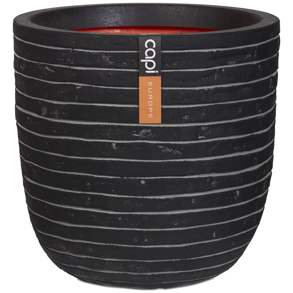Capi Flowerpot Nature Row 54x52 cm Anthracite WFD935