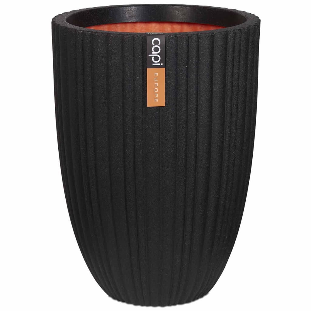 Capi Capi Flowerpot tube urbain élégant bas 46x58 cm Black Pkblt783