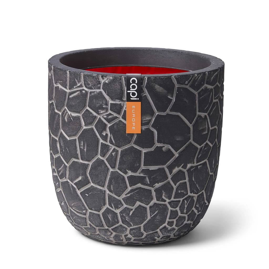 Capi Flowerpot Argile sphérique 35x34 cm anthracite -colored