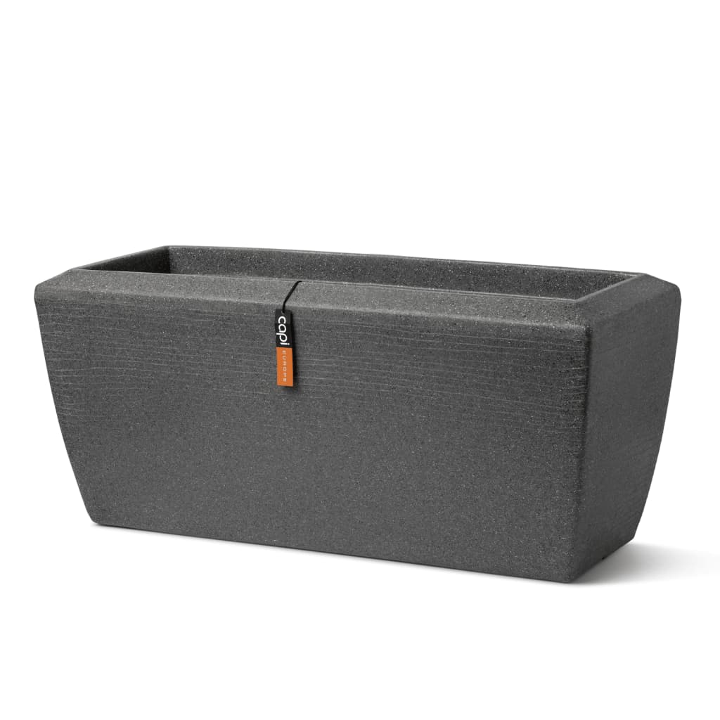 Capi Planter Arc Granite rectangulaire 90x35x40 cm anthracite -colored