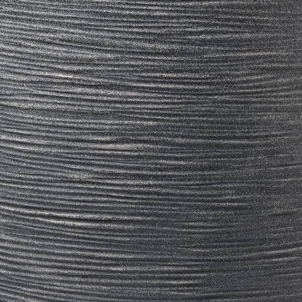 Capi Planter Wash Rib 43x41 cm Gray