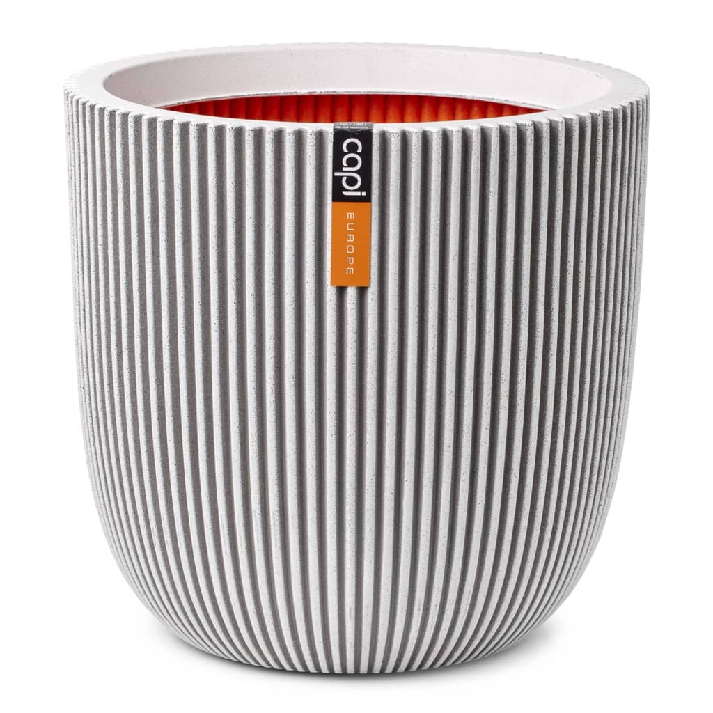 Capi Flowerpot Groove 43x41 cm coloré ivoire