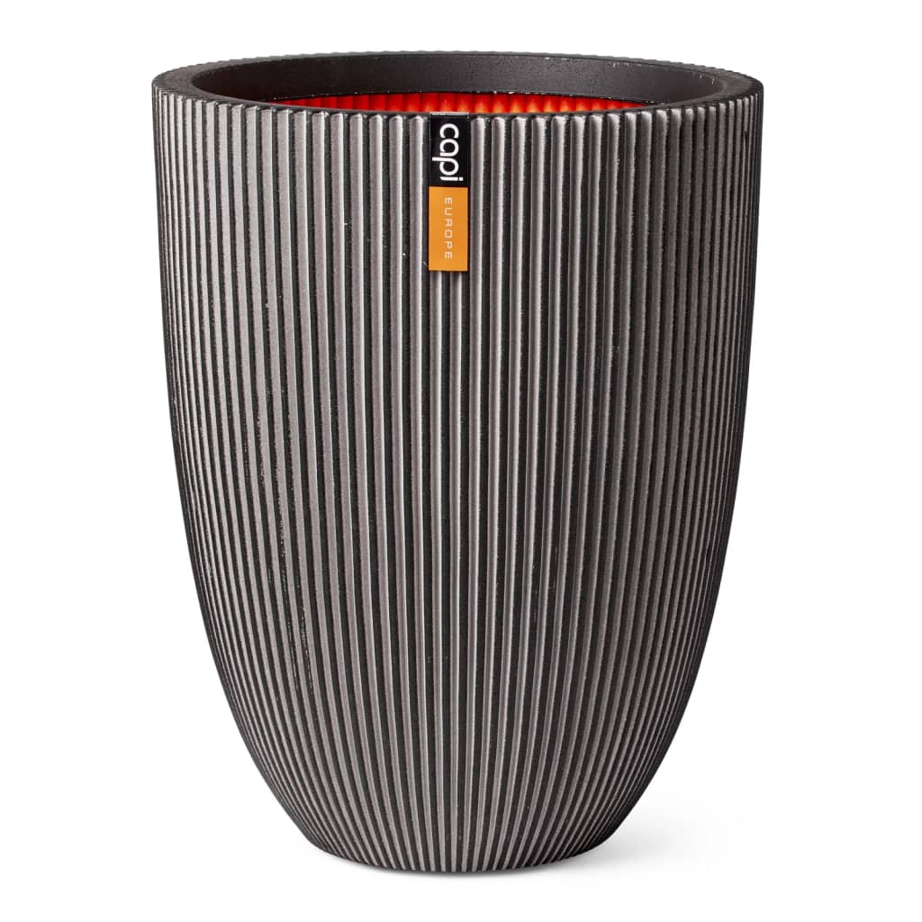 Capi Flowerpot Groove élégant 34x46 cm anthracite -colored