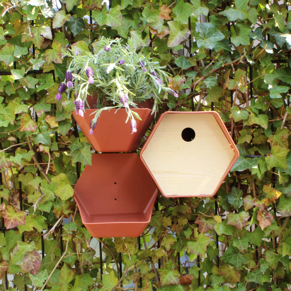 Capi Birdhouse Hive 1 trou rond 19x23x20 cm brun
