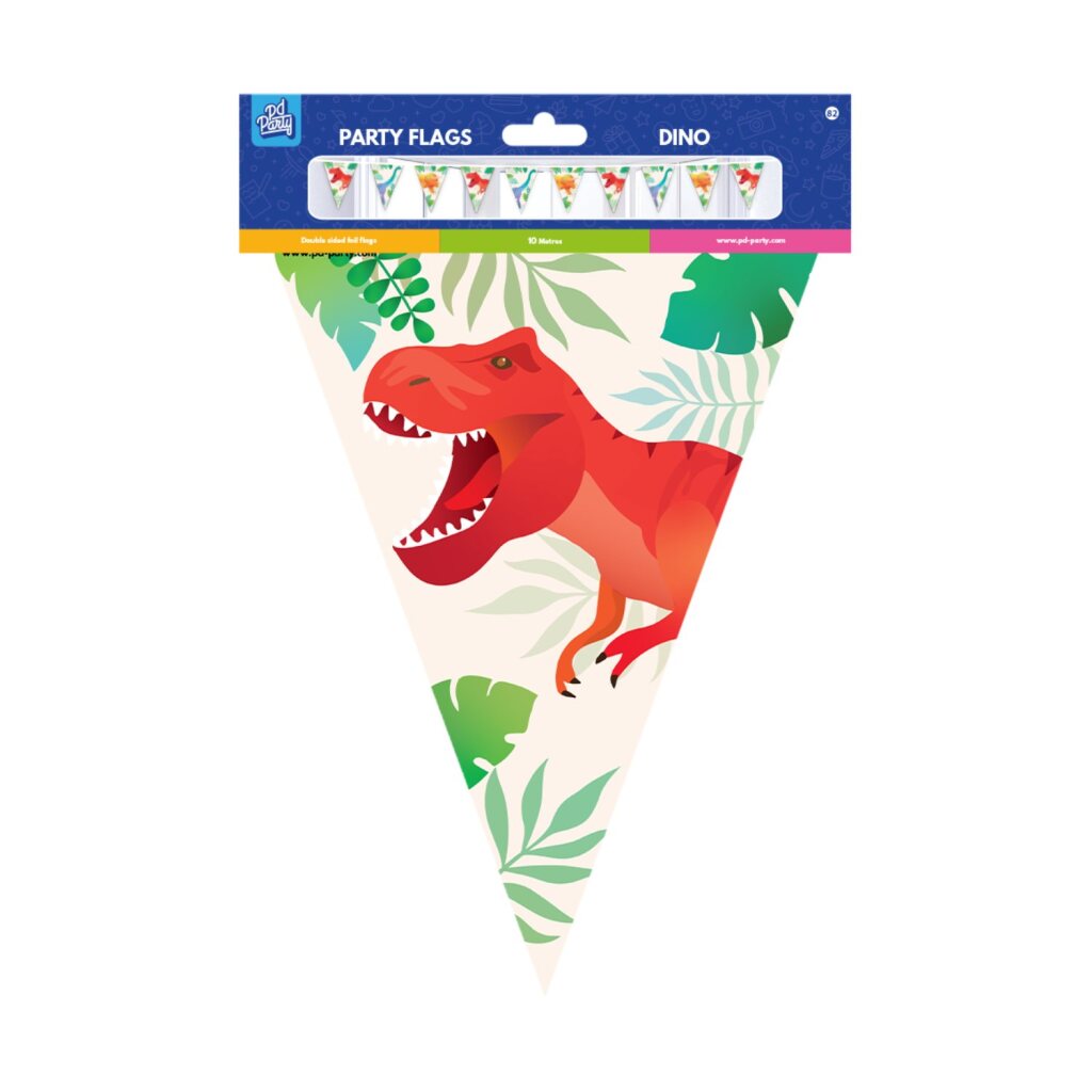 Drapeaux de fête Pd Dino