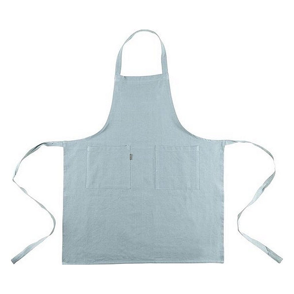 Tablier basique en coton menthe