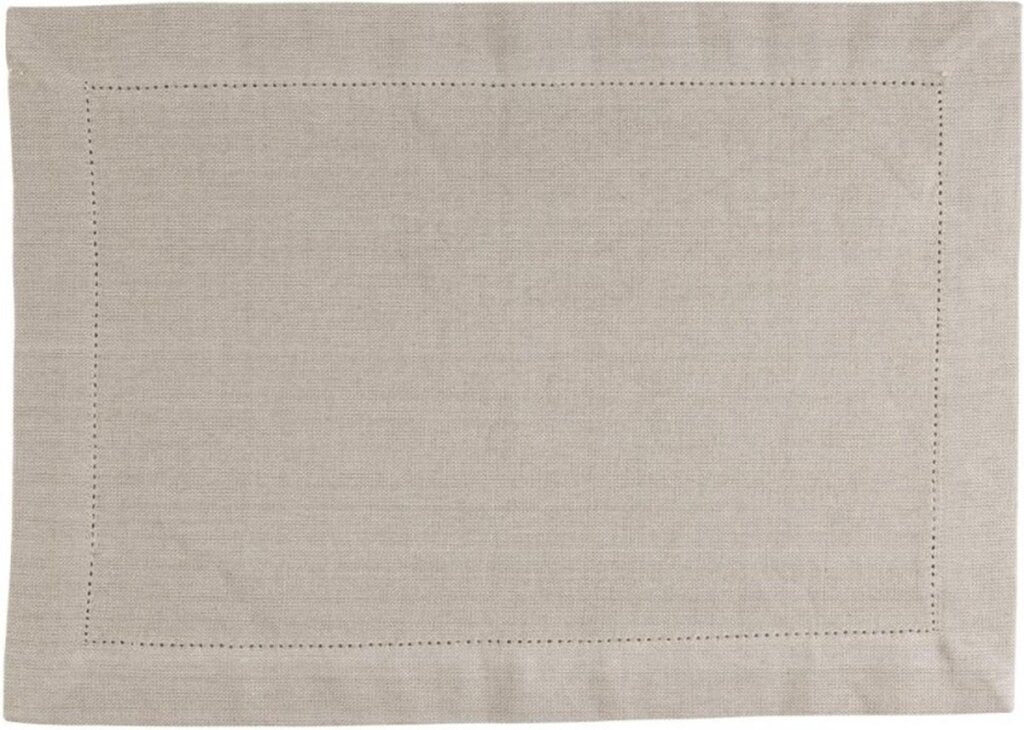Linen More Linen More Sets de table Indi 35 cm x 50 cm Beige