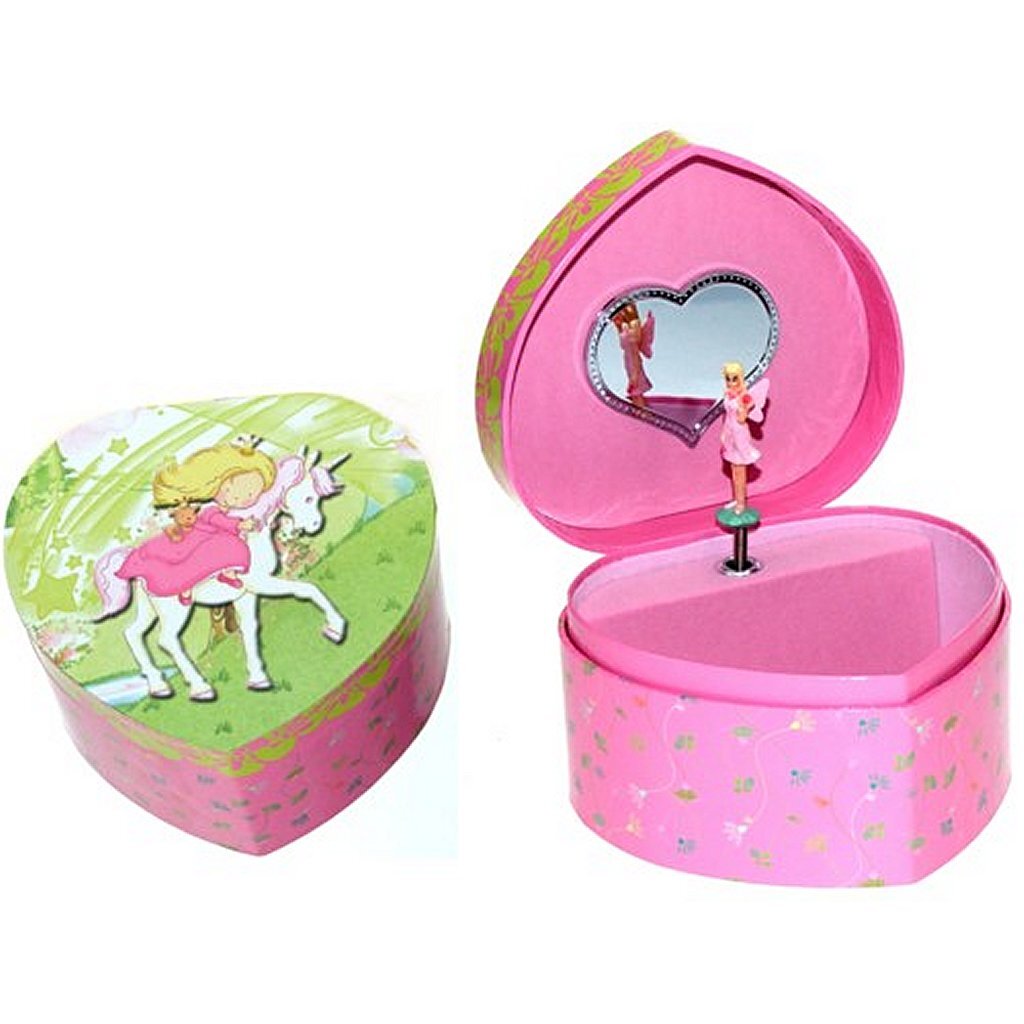Simply for Kids Simply for Boîte à bijoux en bois avec musique princesse sur cheval