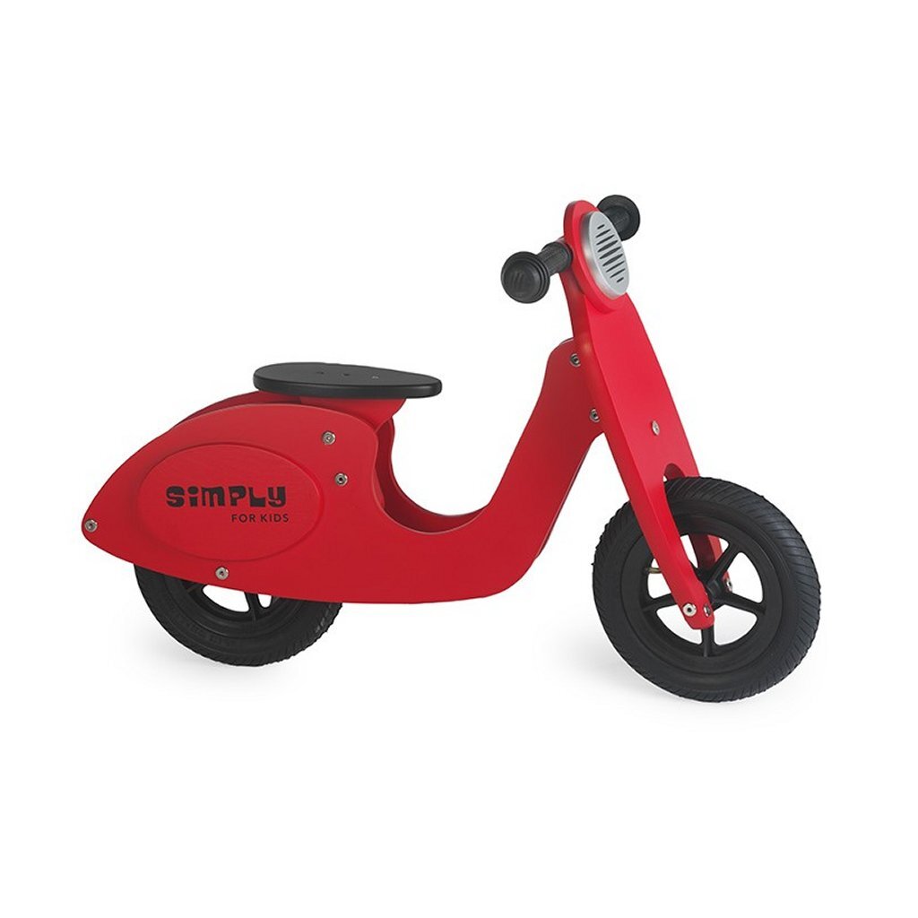 Simply for Kids Simply for Trottinette en Bois Rouge