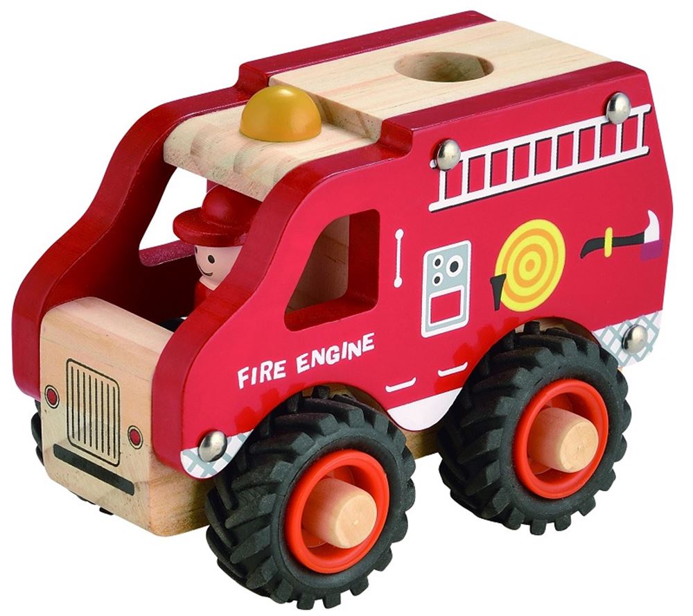 Camion de pompier en bois Simply for Kids