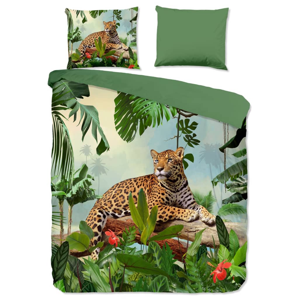 Bonjour bonjour couette couvercle jungle 240x200 220 cm multi-colorant