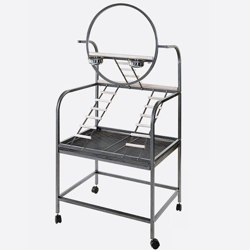 Strong PapegaAaiespeelPlaats Natalia 91x59x165 cm Silver Gray 93027