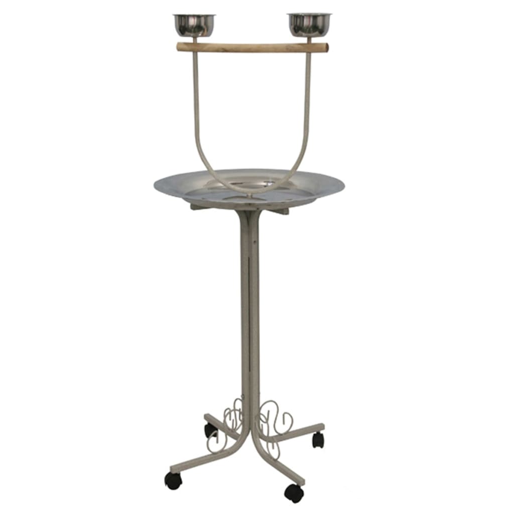 Agrant de jeu du perroquet Amy 55x55x135 cm Silver Grey 99048