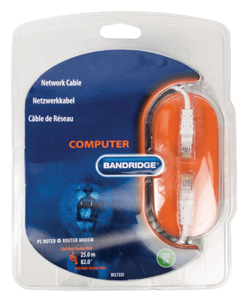 Bandridge bcl7225 câble réseau multimédia 25,0 m