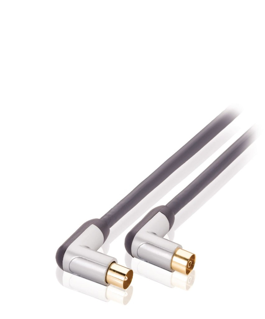 Profigold profigold prov8803 câble coaxial mâle coudé femelle coudé 3,00 m noir
