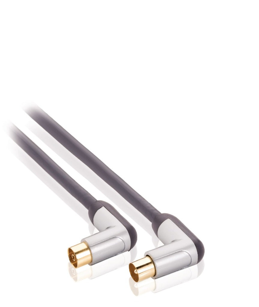 Profigold profigold prov8803 câble coaxial mâle coudé femelle coudé 3,00 m noir