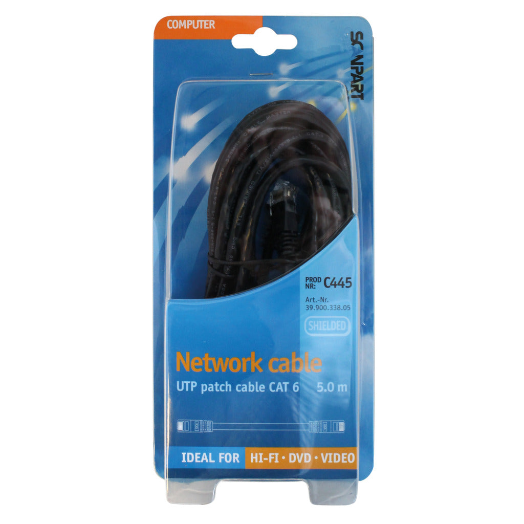 Câble réseau Scanpart c445 cat5e (utp) 5,0 m