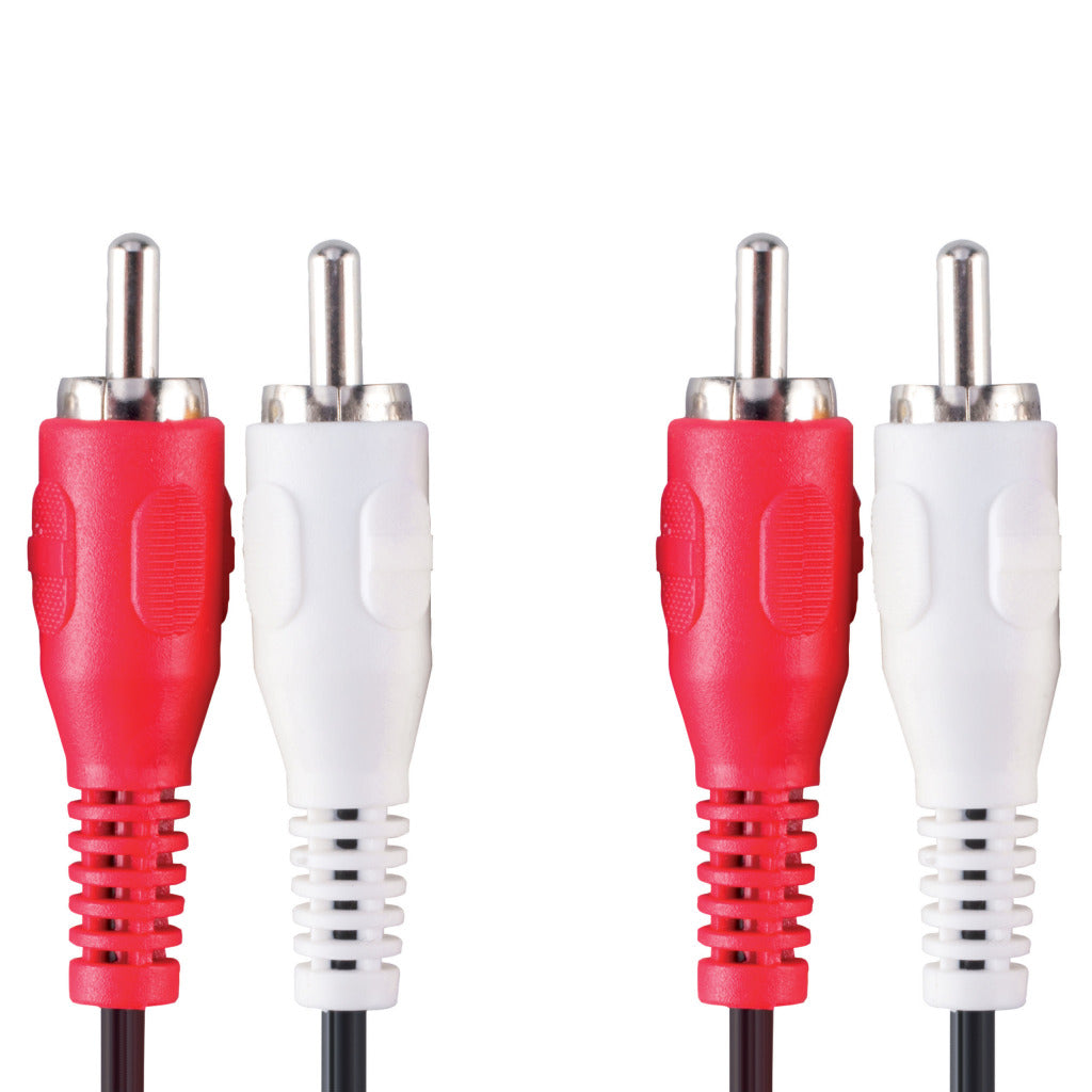 Bandridge val4202 câble audio stéréo 2x RCA mâle - 2x RCA mâle 2,00 m noir