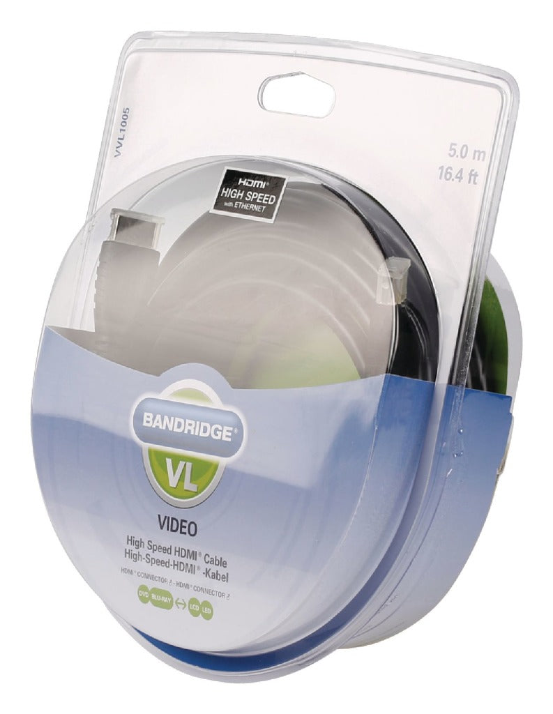 Bandridge Bandridge Vvl1005 câble HDMI haute vitesse 5.0 M