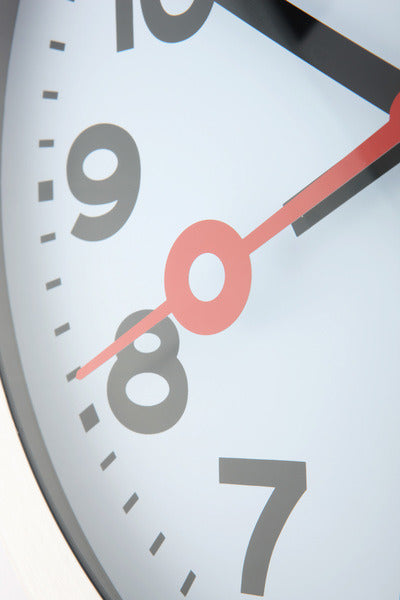 Nexttime ne-3998ar horloge murale dia. 19 cm, aluminium brossé, 'station'