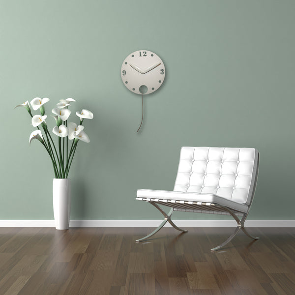 Nextime ne-3102 horloge murale 30x55,5cm plastique, #039;waggle #039;