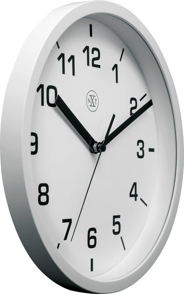 Nexttime nx-7321wi horloge murale nxt diamètre 20cm plastique blanc, cadran blanc