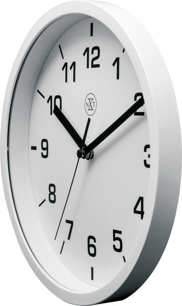 Nexttime nx-7321wi horloge murale nxt diamètre 20cm plastique blanc, cadran blanc