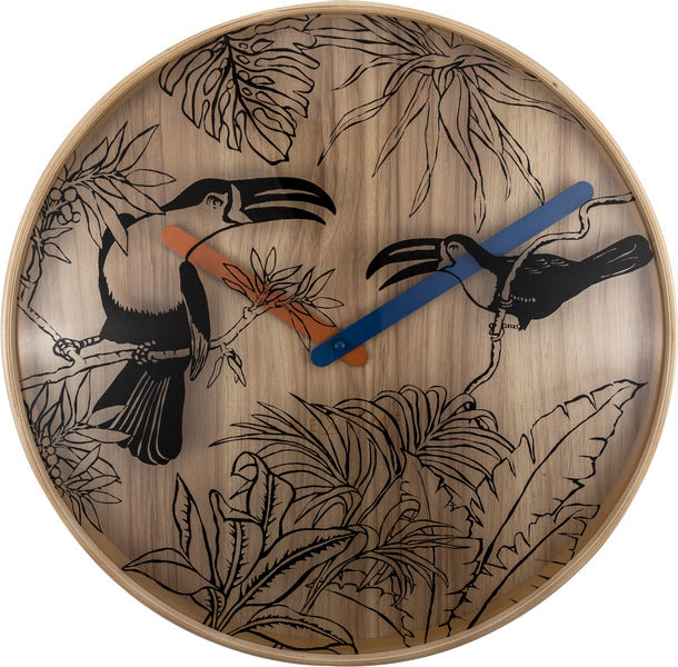 Nextime ne-3230 horloge murale tropica ø40 bois