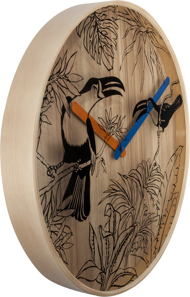 Nextime ne-3230 horloge murale tropica ø40 bois