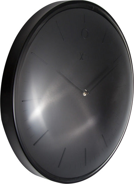 Nexttime ne-3235zw horloge murale glamour ø40 métal noir