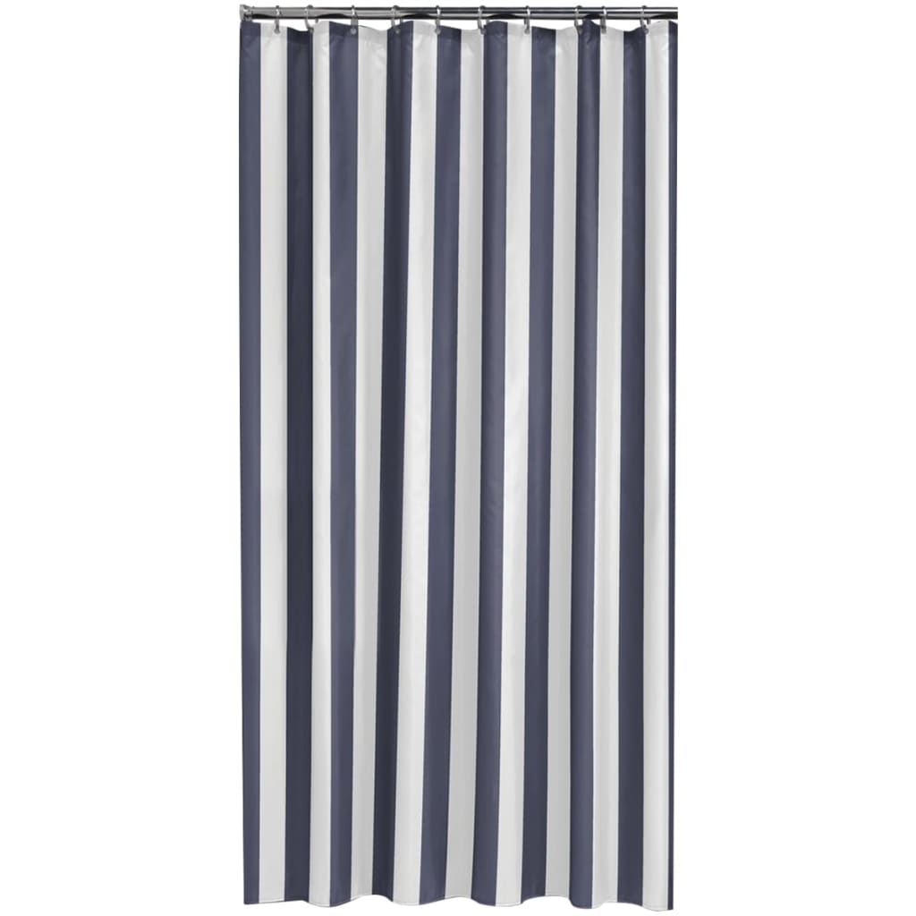 Rideau de douche sceaux Linje 180 cm bleu 233011324