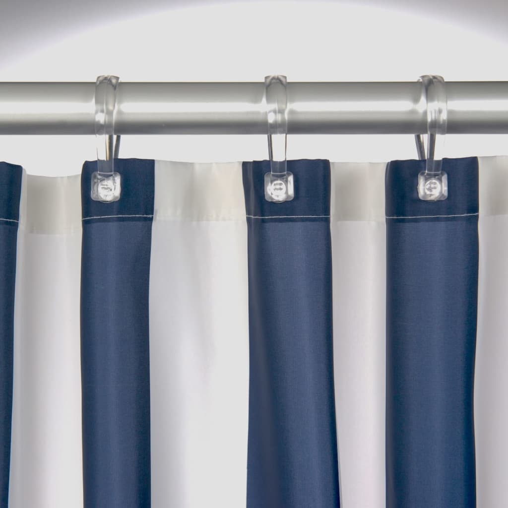 Rideau de douche sceaux Linje 180 cm bleu 233011324