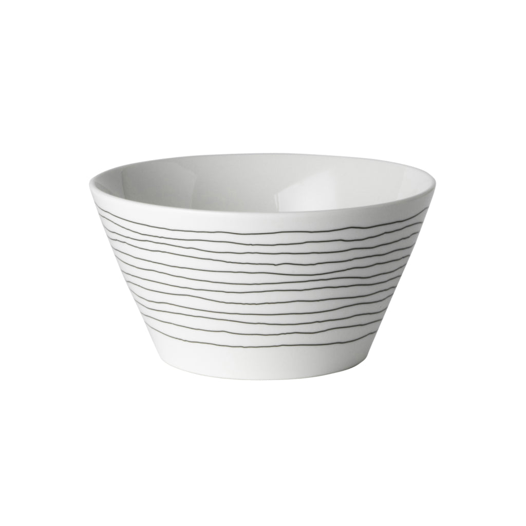 Dutch Rose Dutch Rose Kom Strep 14 Noir Blanc