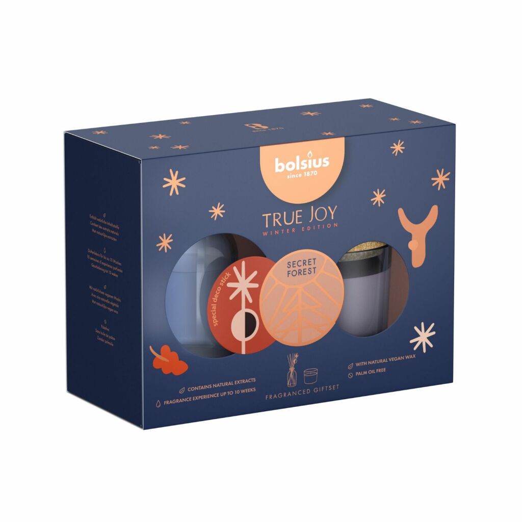 Bolsius Bolsius True Joy coffret cadeau forêt secrète