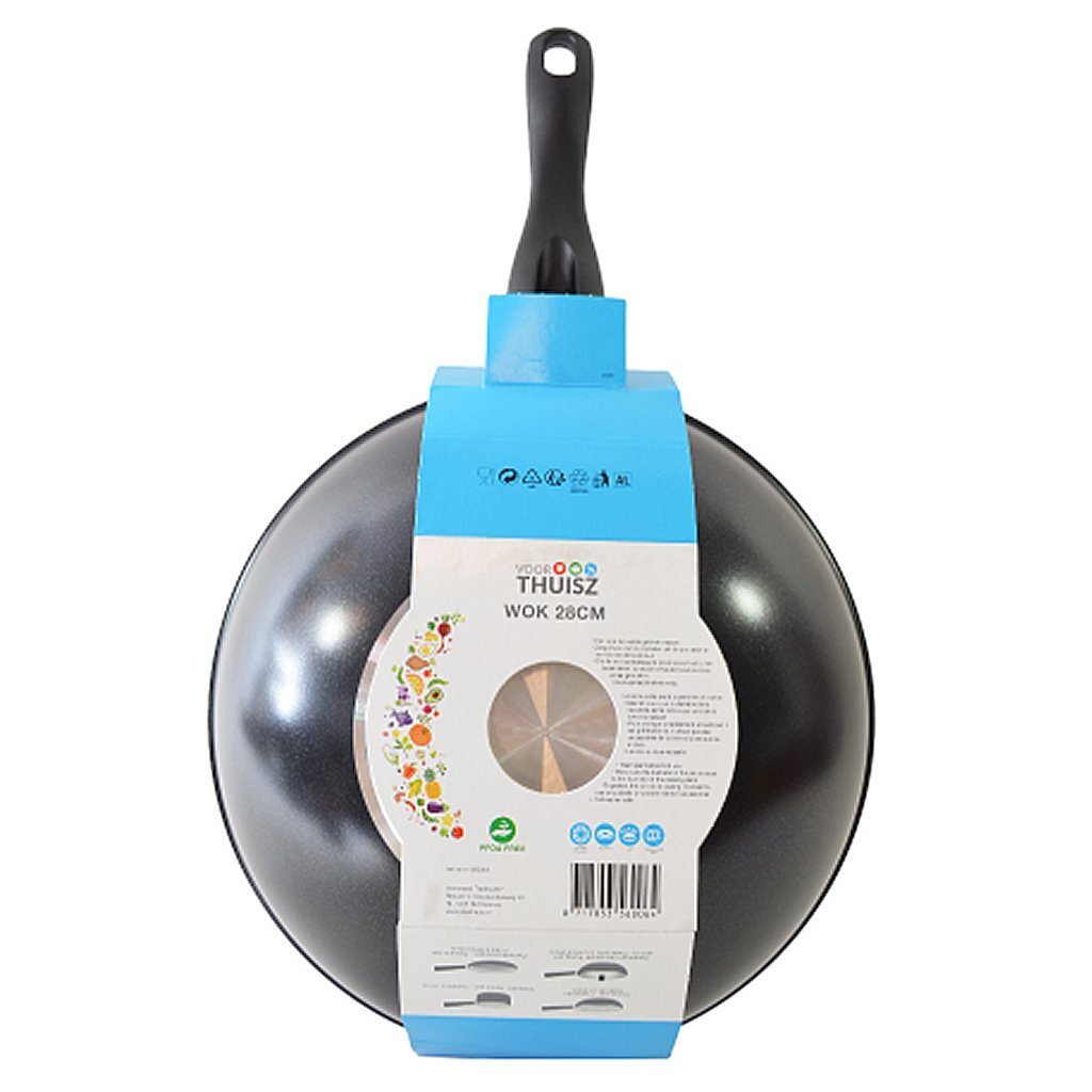 Wok Lugano pour usage domestique 28 cm