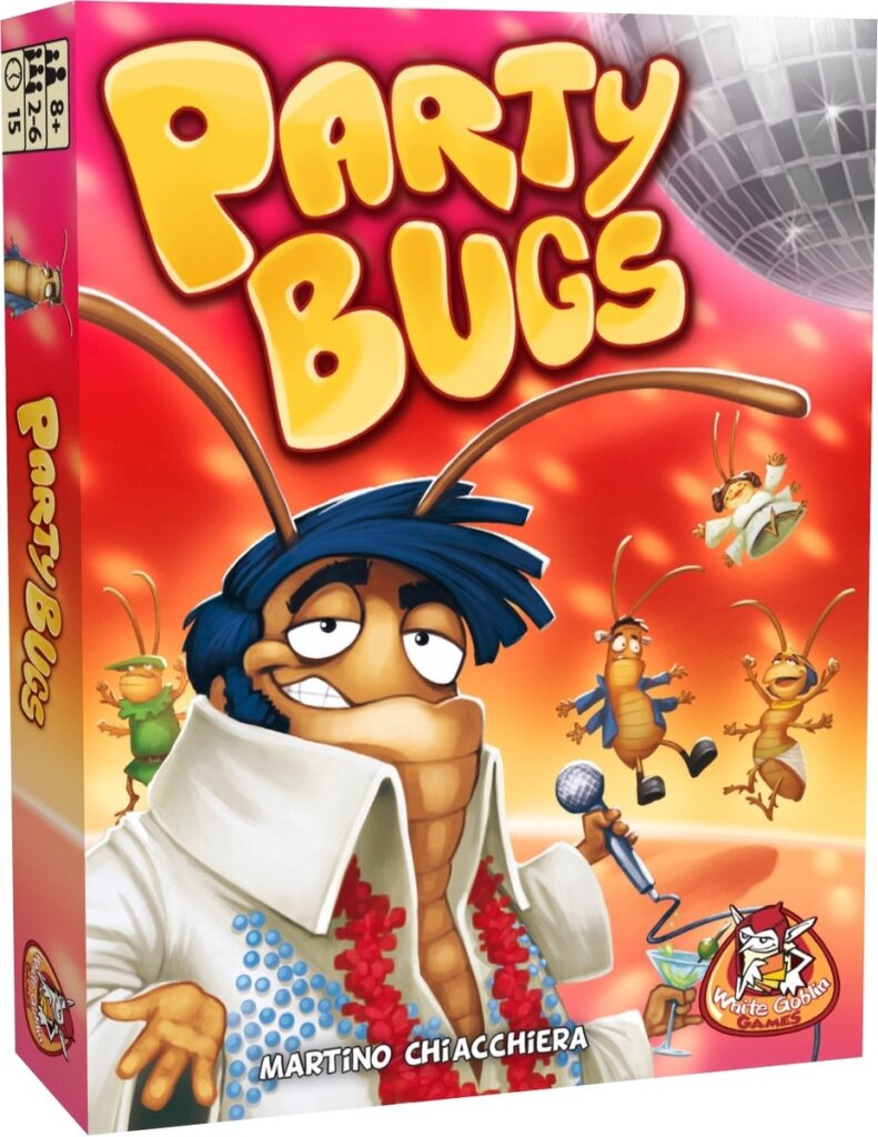 Jeu de cartes de bugs de fête de jeux de gobelin blanc