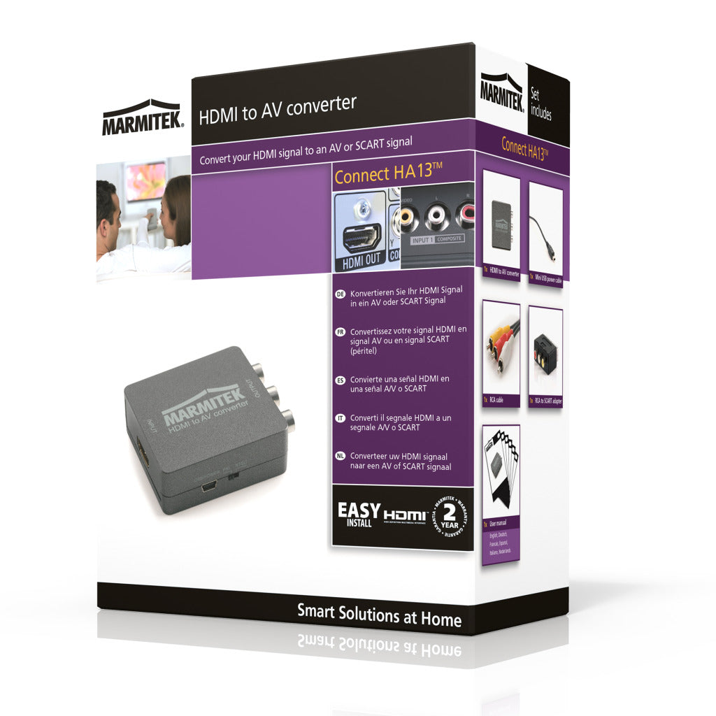 Marmitek connect ha13 convertisseur hdmi vers rca péritel