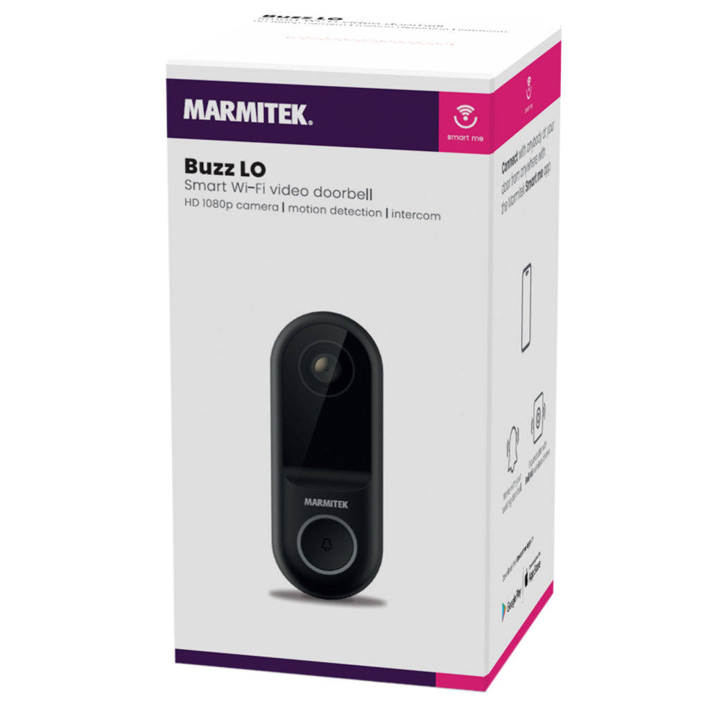 Sonnette vidéo WiFi intelligente Marmitek 1080p
