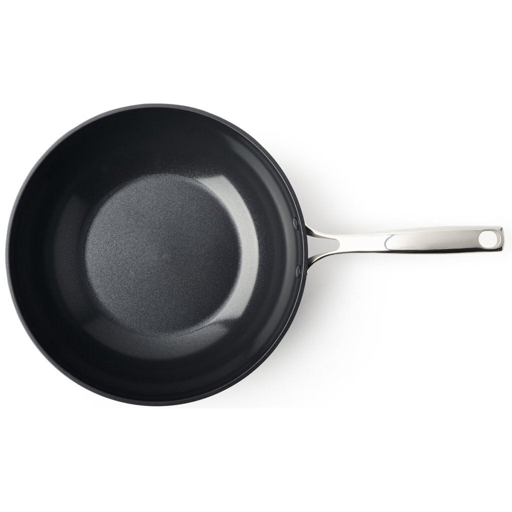 Poêle wok en céramique supérieure Bk 30 cm noir