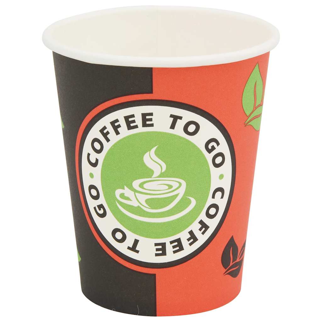 VidaXL tasses à café jetables papier 240 ml (8 oz) 1000 pcs