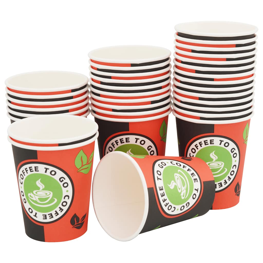 VidaXL tasses à café jetables papier 240 ml (8 oz) 1000 pcs