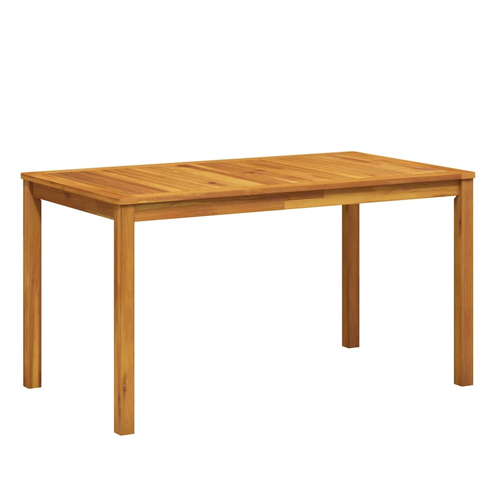Vidaxl tuintafel 140x80x74 cm massief acaciahout