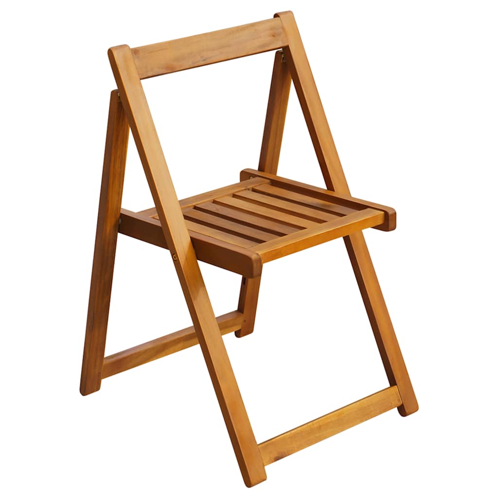 Vidaxl tuinstoelen inklapbaar 2 st massief acaciahout