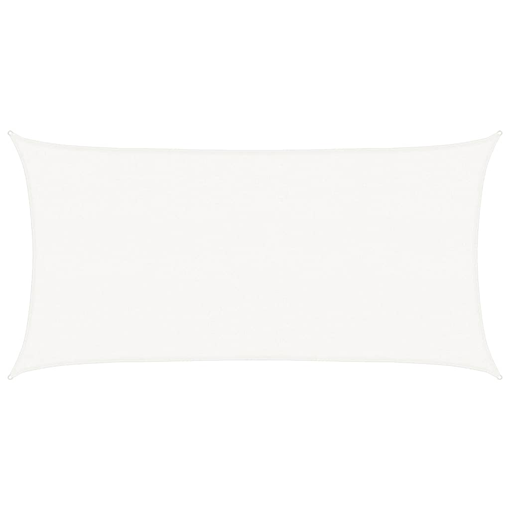 Vidaxl Sunshade HDPE rectangle 2x4 m blanc