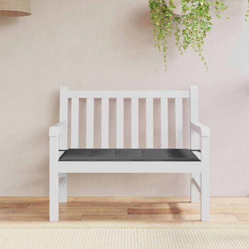 Vidaxl Garden Banc Cushion 120x50x4 cm Oxford Fabric Anthracite -Colored