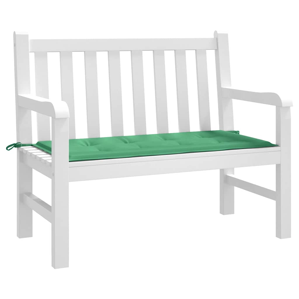 Vidaxl jardin banc coussin 120x50x4 cm Oxford tissu vert