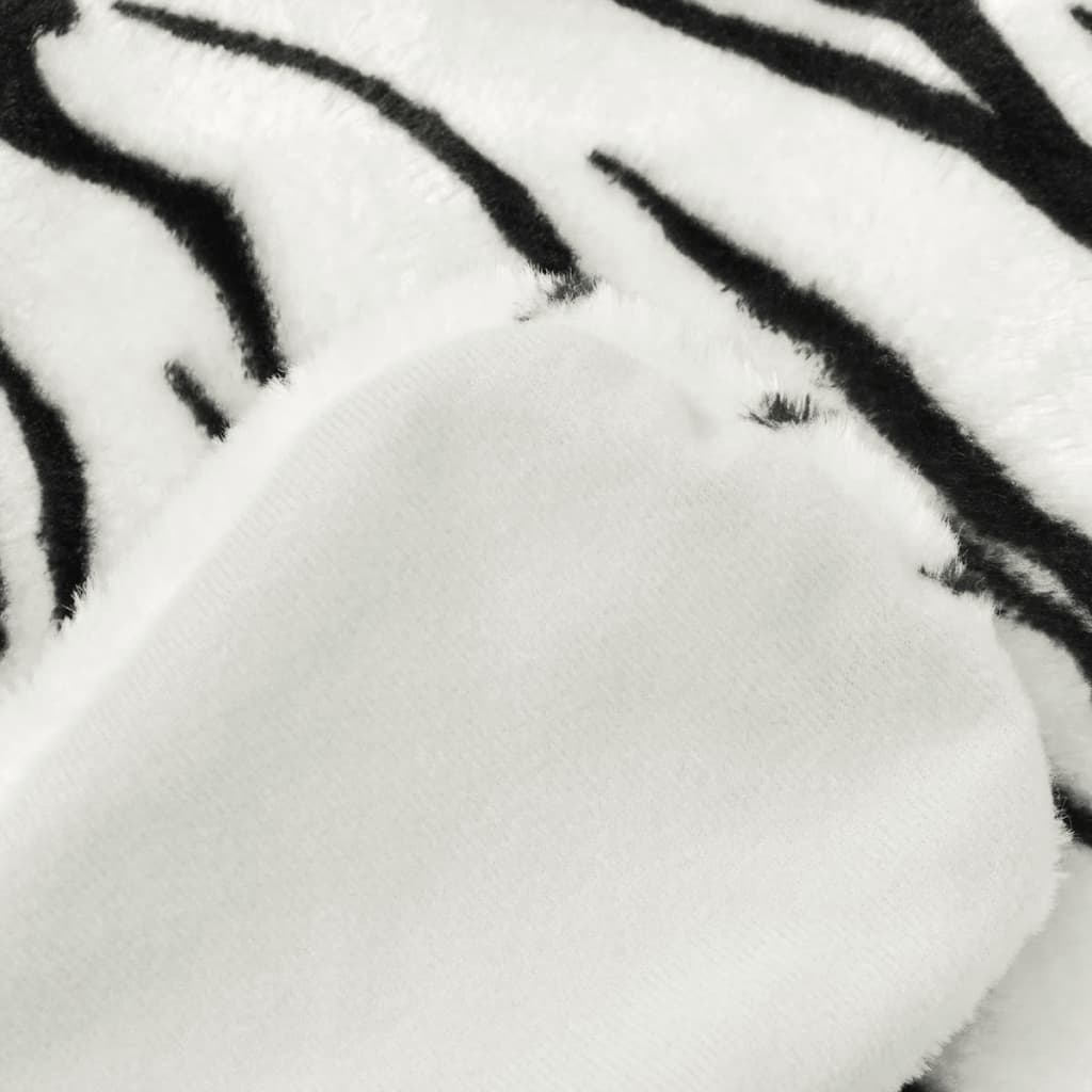 Vidaxl Tiger Floor peluche 144 cm blanc