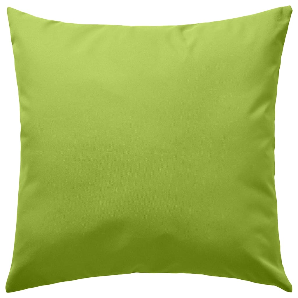 Vidaxl Coussins d'extérieur 45x45 cm Green Apple 2 PCS