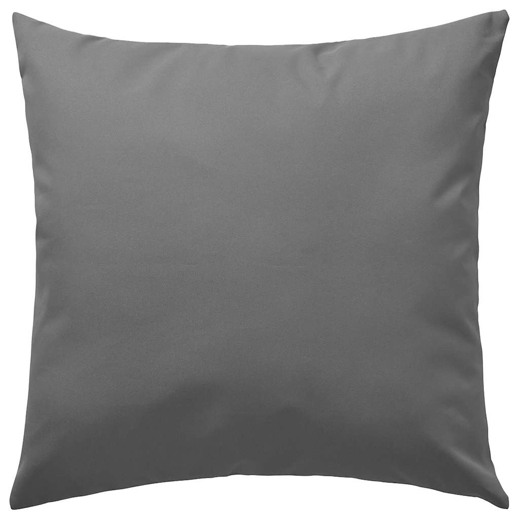 Vidaxl Coussins d'extérieur 45x45 cm Gris 2 PCS